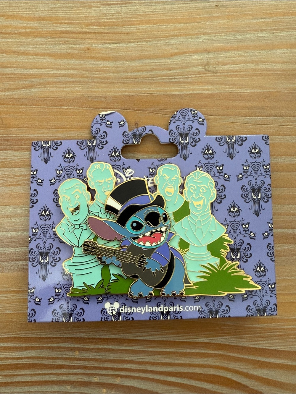 Disney Purple & Teal Stitch Haunted Mansion Pin
